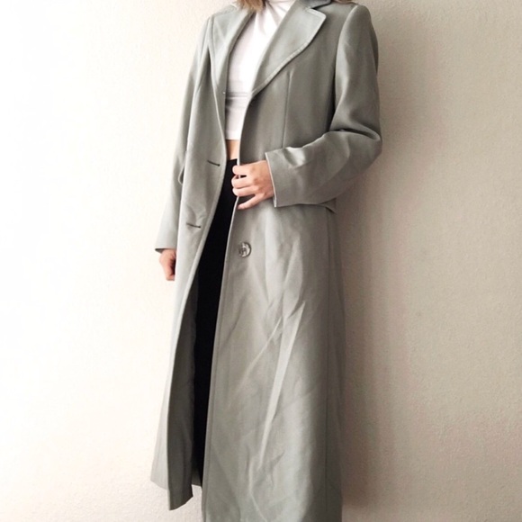 Vintage Jackets & Blazers - Petite Green/Gray Coat